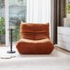 loungefåtölj bouclé