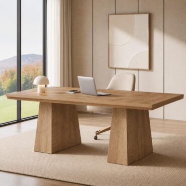 Alta Executive Desk – Modern Wood Office Desk