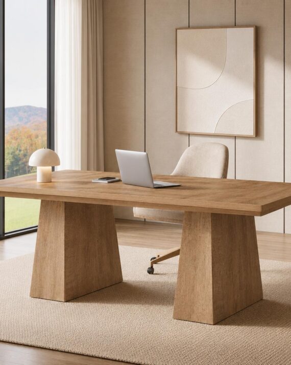Alta Executive Desk – Modern Wood Office Desk