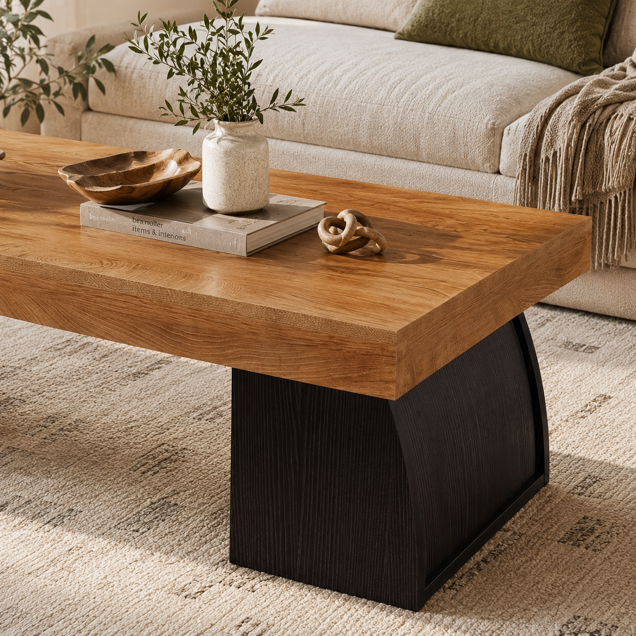 Bergen Coffee Table – Scandinavian Rectangular Coffee Table - Bild 2