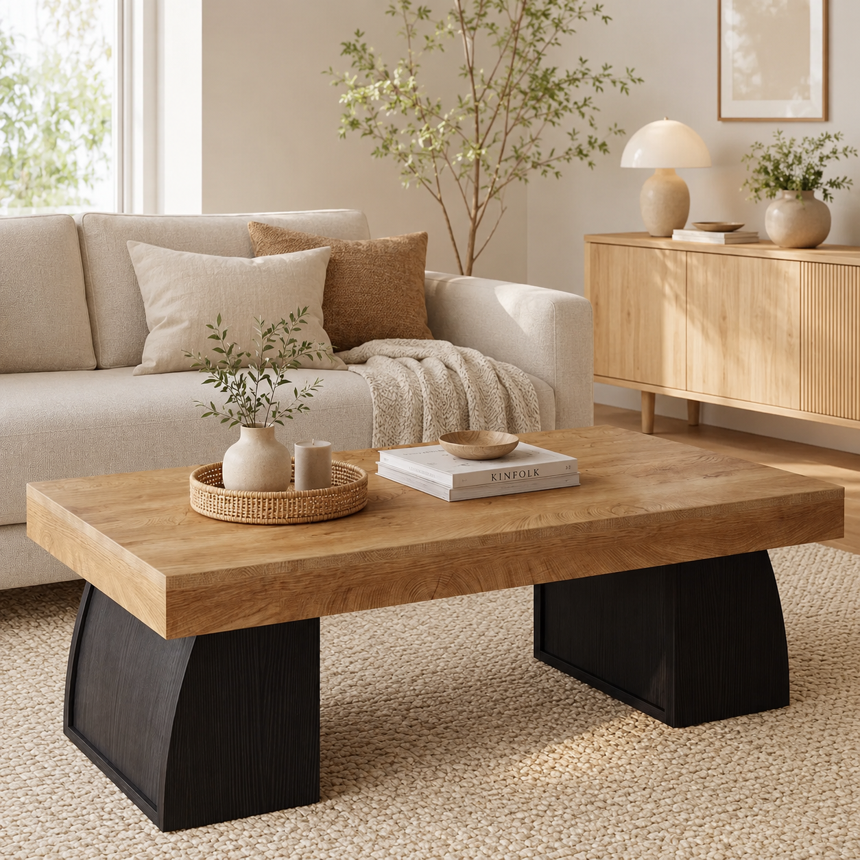 Bergen Coffee Table – Scandinavian Rectangular Coffee Table - Bild 4