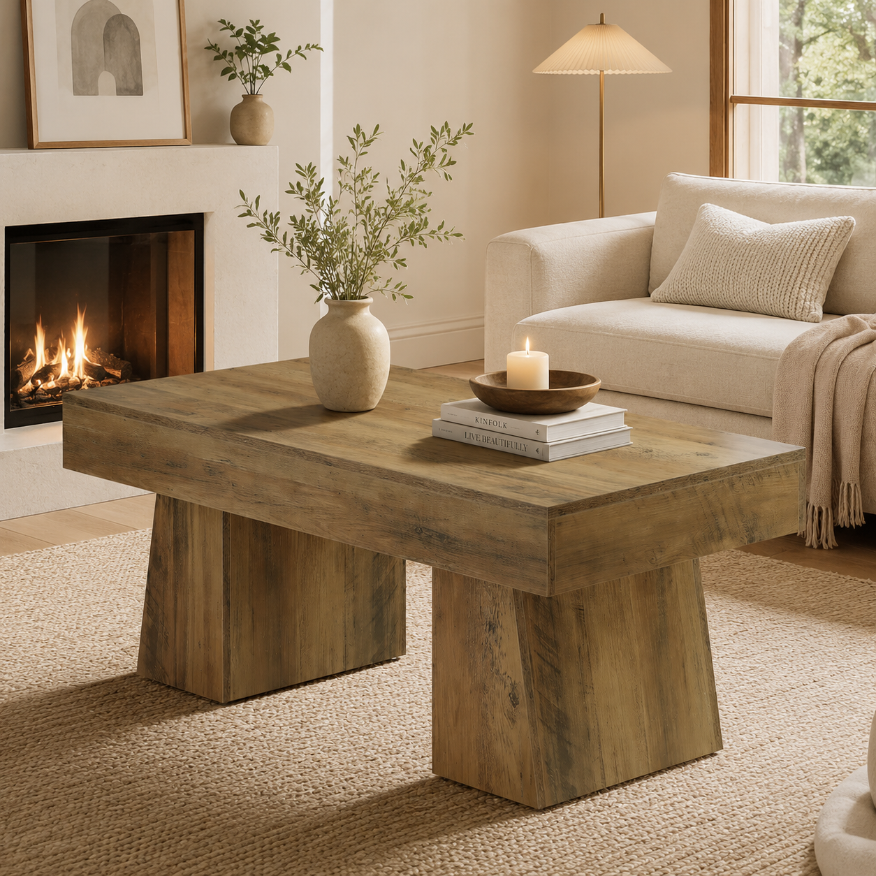 Inari Coffee Table – Scandinavian Rectangular Coffee Table - Bild 2