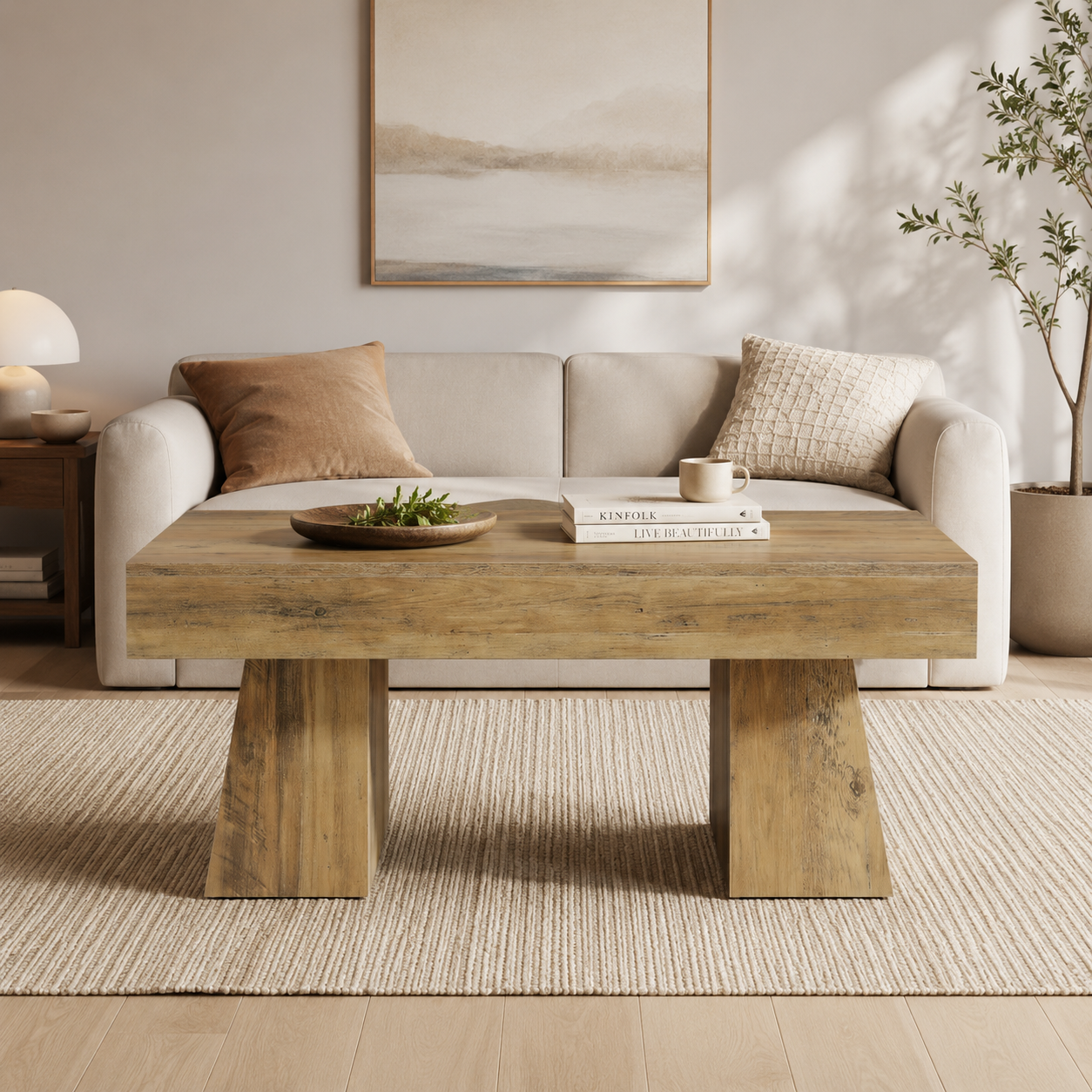 Inari Coffee Table – Scandinavian Rectangular Coffee Table - Bild 3