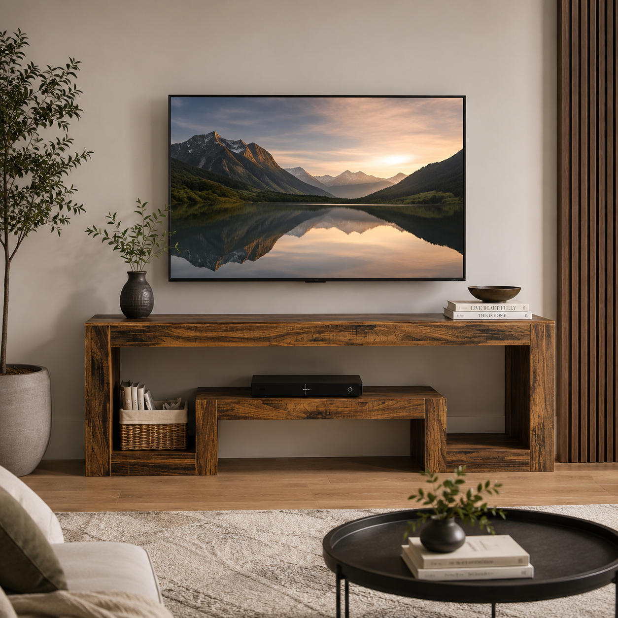 Sala TV Stand – Scandinavian TV Unit for TVs up to 75 - Bild 2
