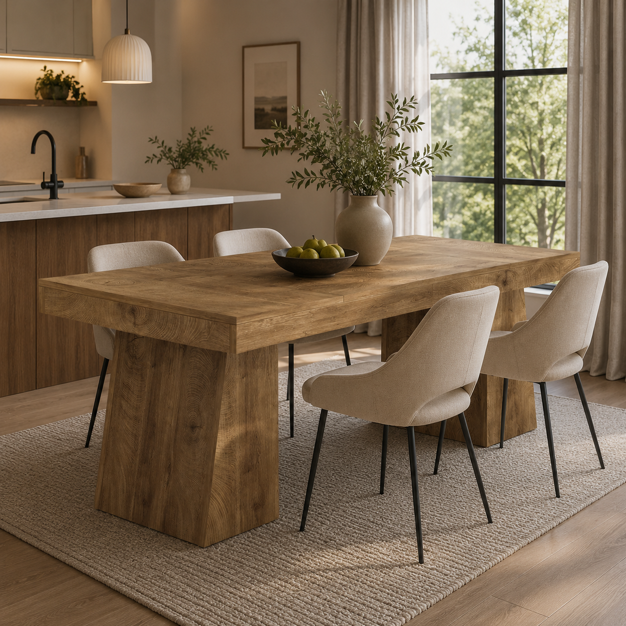 Silkeborg Dining Table – Scandinavian Rectangular Dining Table