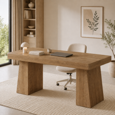 Hanko Executive Desk – Modern Wood Office Desk
