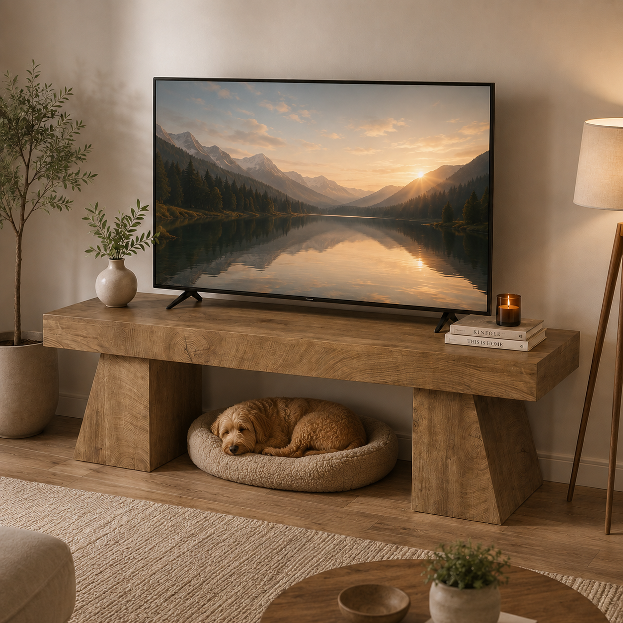 Lillehammer TV Stand – Scandinavian TV Unit for TVs up to 75 - Bild 3