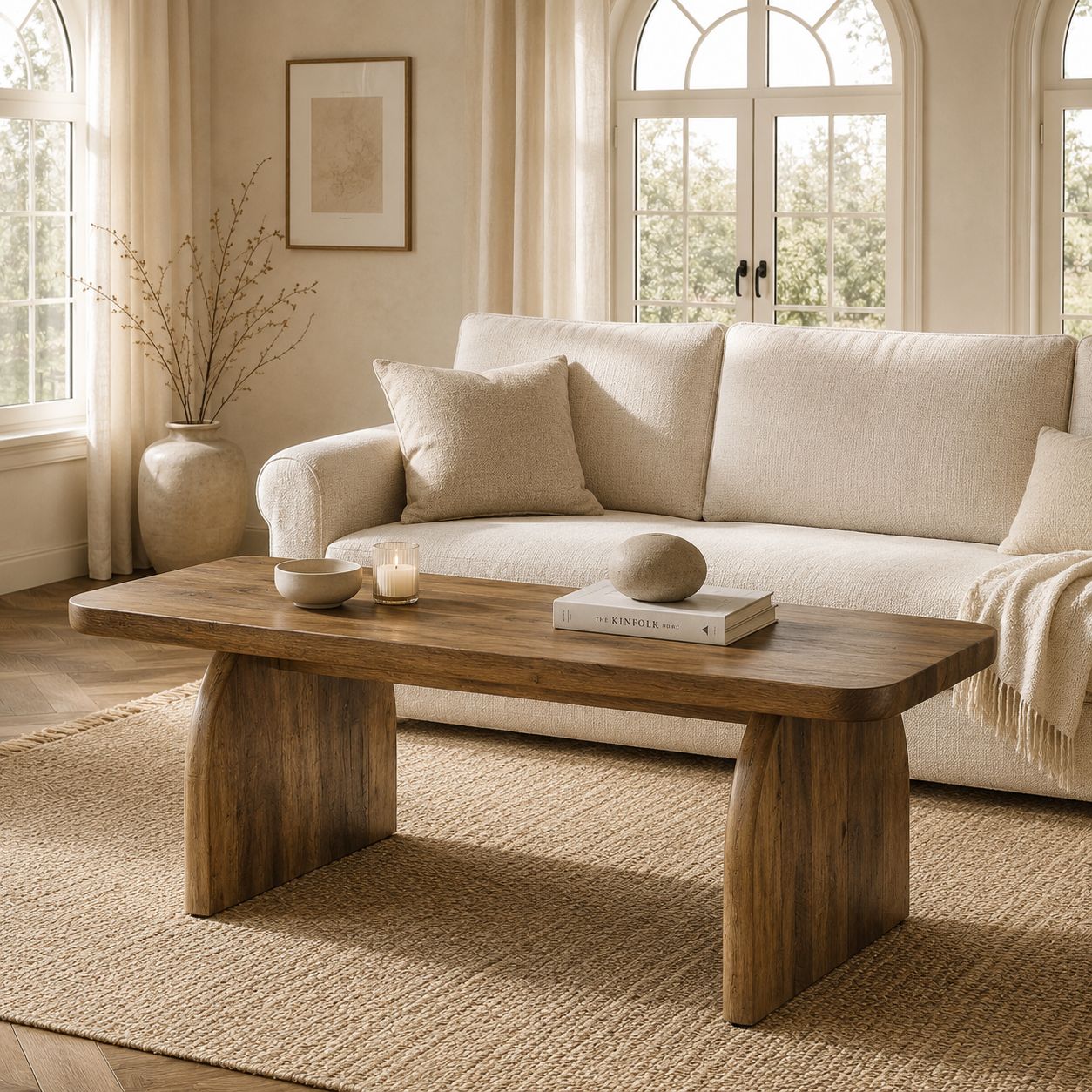 Skagen Coffee Table – Rustic Wood Coffee Table - Bild 5