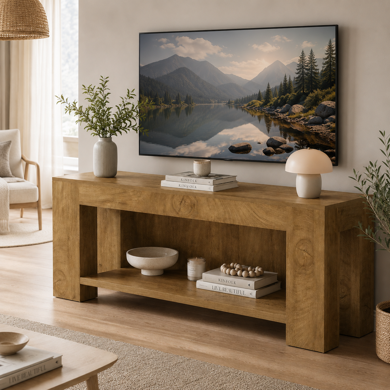 Voss TV Stand – Scandinavian TV Unit for TVs up to 75 - Bild 3