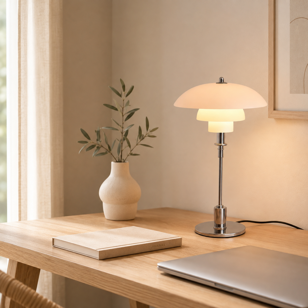 Djursholm Chrome Table Lamp - Bild 2