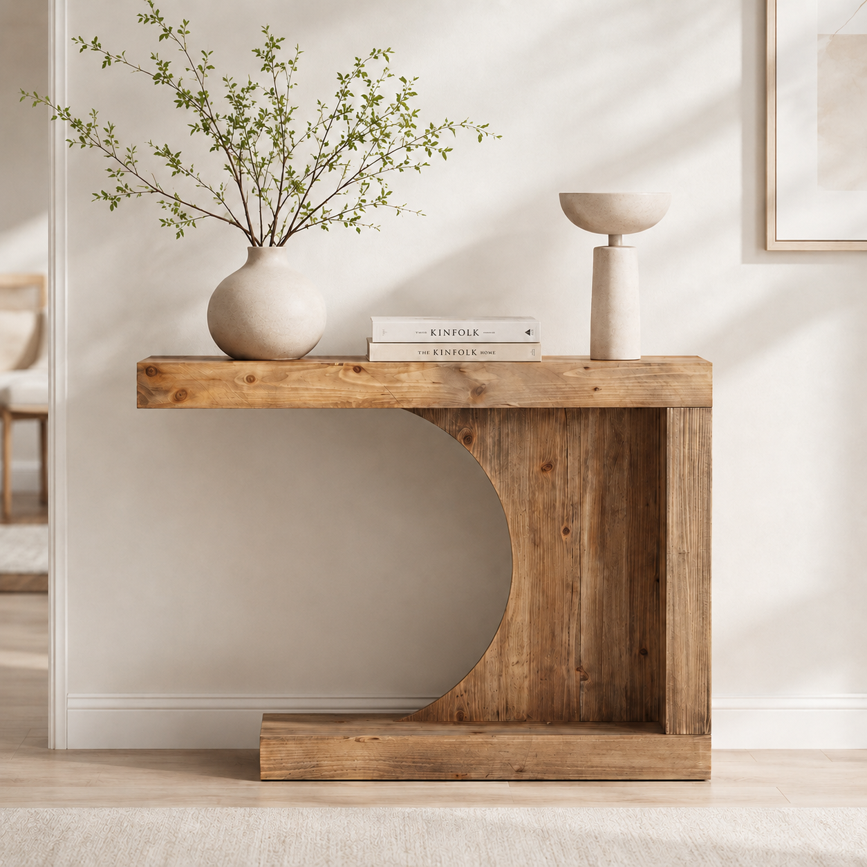 Ebeltoft Console Table – Scandinavian Solid Wood Console Table - Bild 3