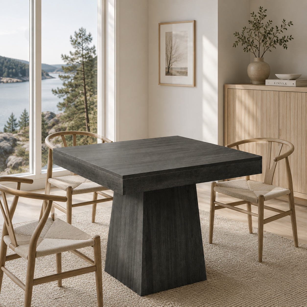 Grenaa Square Dining Table – Scandinavian Dining Table for 4 - Bild 6