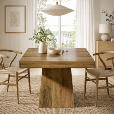 Grenaa Square Dining Table – Scandinavian Dining Table for 4