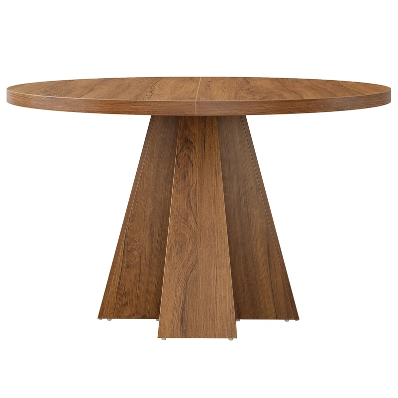 Hamar Round Dining Table – Scandinavian Dining Table for 4 - Bild 4