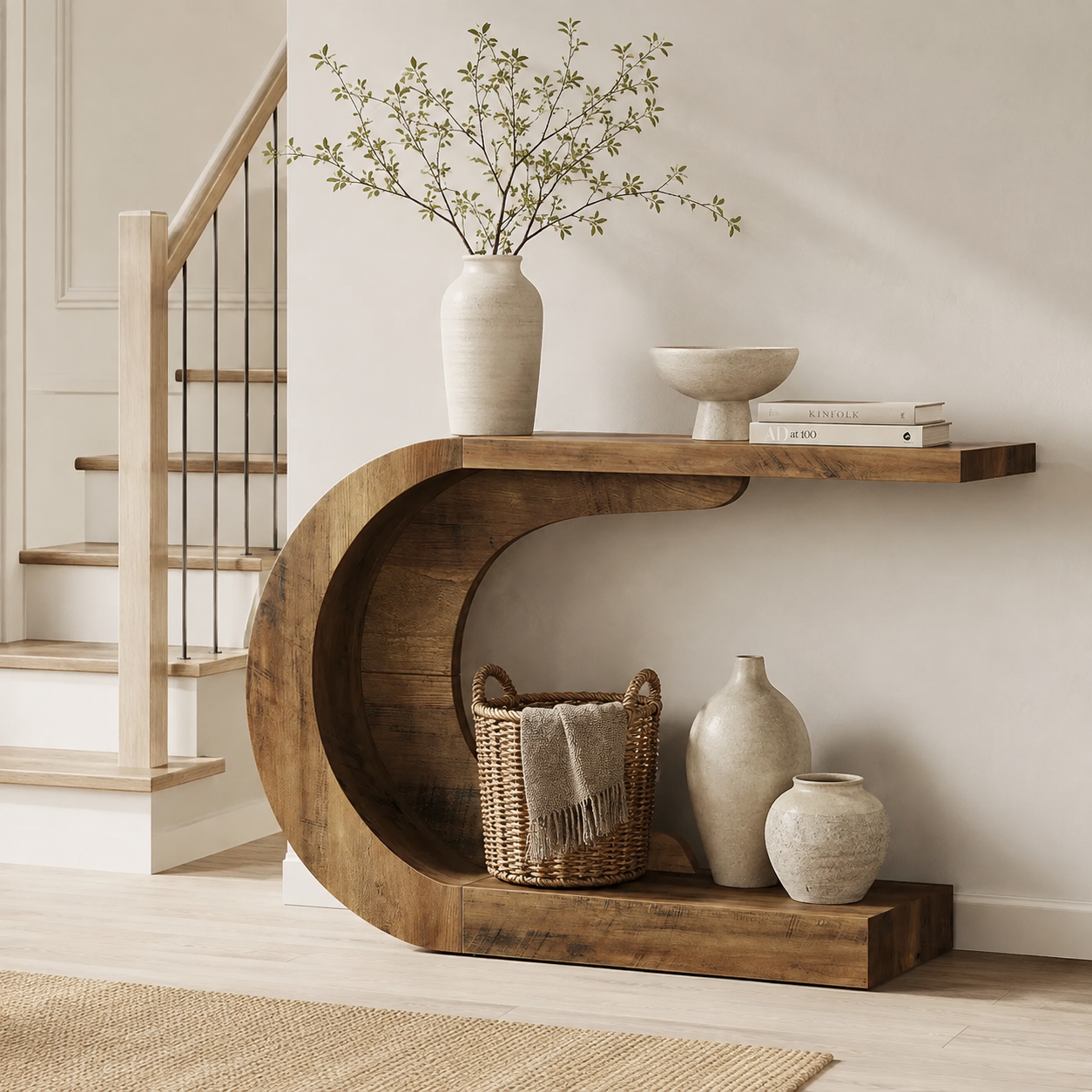 Hjo Console Table – Scandinavian Wave Console Table - Bild 3