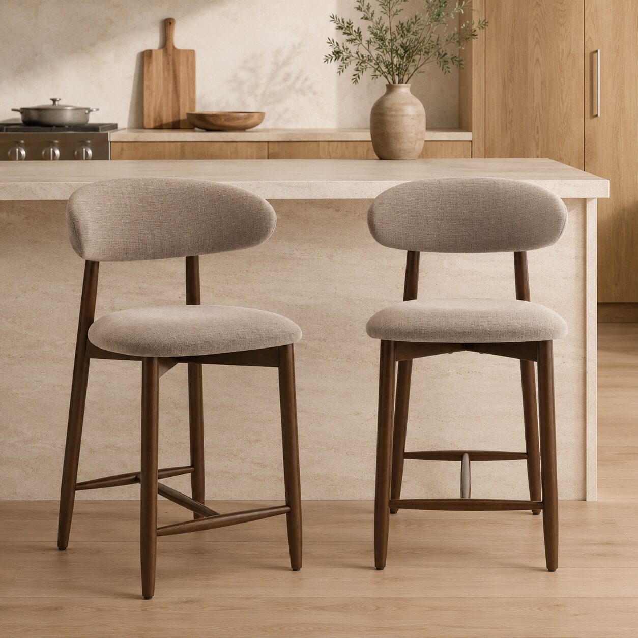 Ringsted Solid Wood Bar Stool - Bild 4
