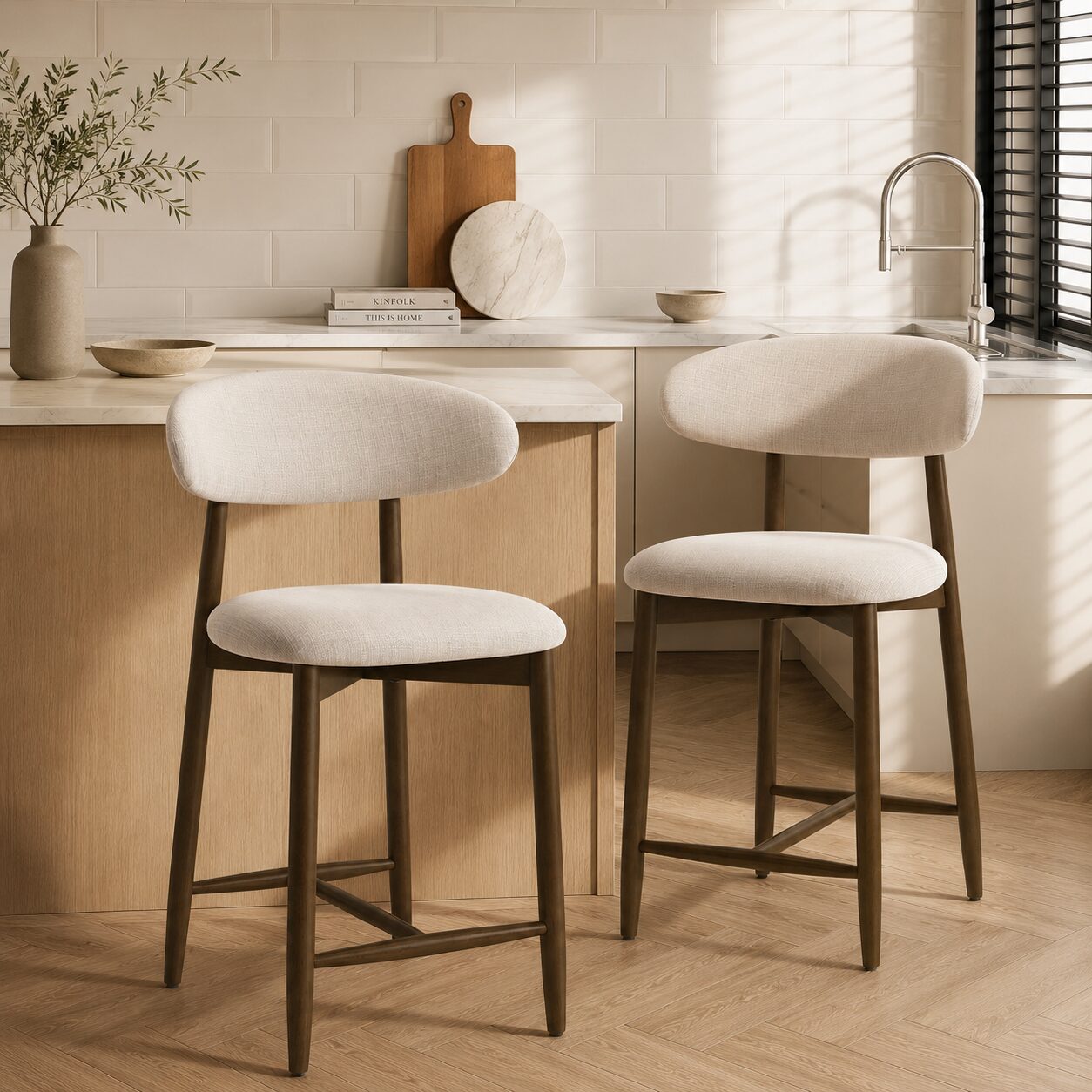 Ringsted Solid Wood Bar Stool - Bild 3