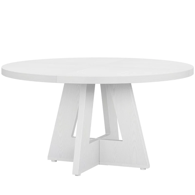 Salo Round Dining Table – Scandinavian Dining Table for 4 - Bild 13