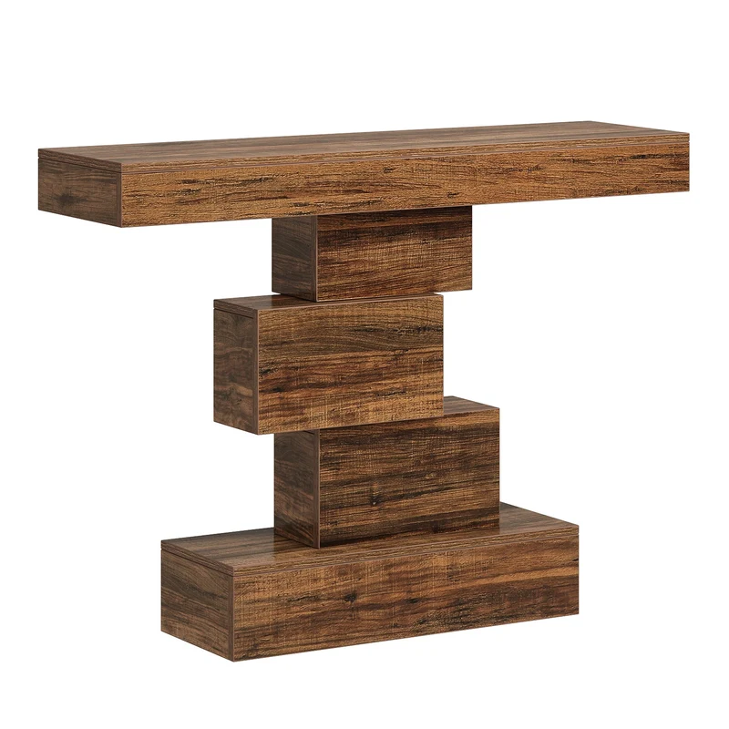 Trosa Console Table – Scandinavian Geometric Console Table - Bild 4
