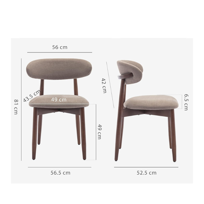 Ringsted Blue Dining Chair - Bild 6