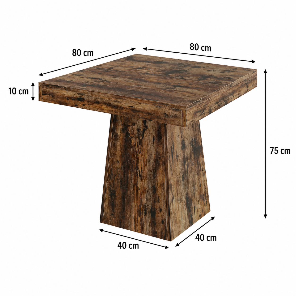 Grenaa Square Dining Table – Scandinavian Dining Table for 4 - Bild 12