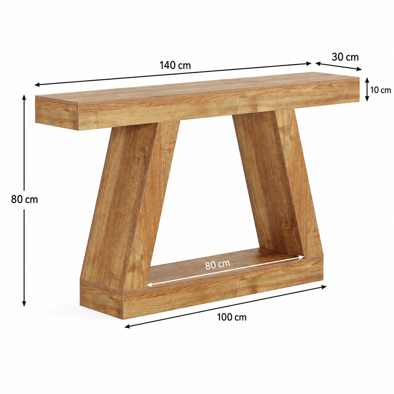 Kiruna Console Table – Scandinavian Entryway Console Table - Bild 5