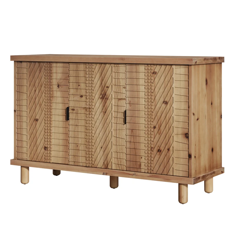 Kivik Sideboard – Scandinavian Solid Wood Storage Cabinet - Bild 6