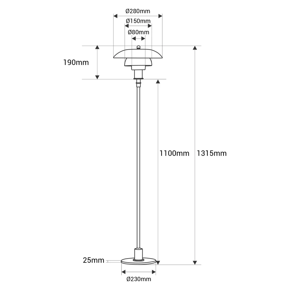 Laholm Floor Lamp – Elegant Floor Lamp in Opal Glass & Gold - Bild 8