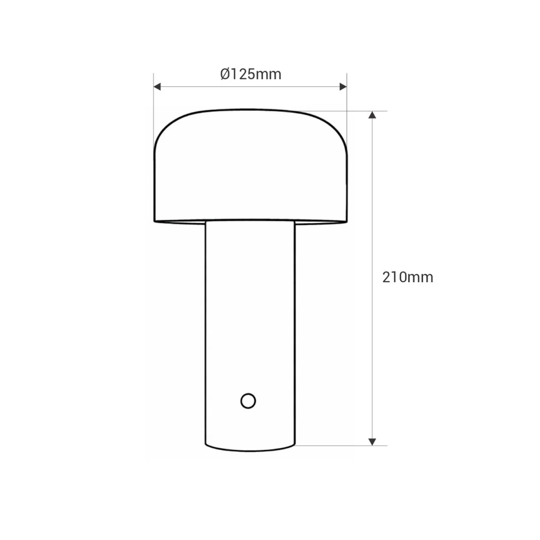 Arvika Cordless LED Table Lamp with Touch Dimmer - Bild 4